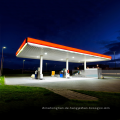 LF -Tankstelle Baldachin Konstruktion Stahlstruktur Baldachin Kraftstoffstation